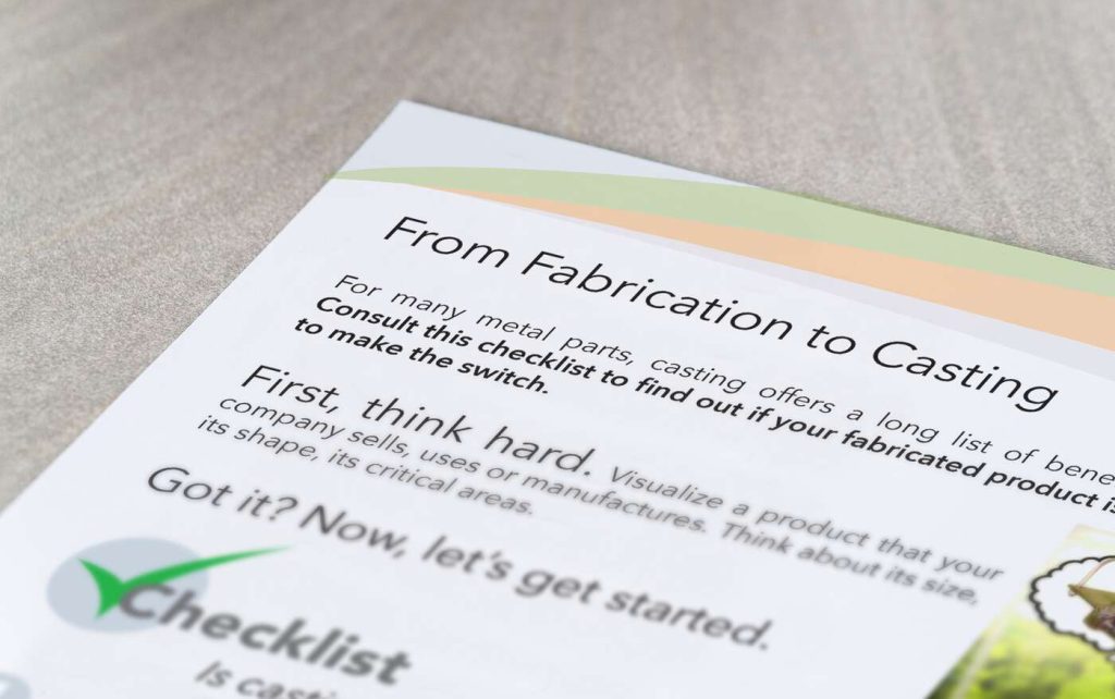 Serial Casting Check List.pdf Fab-casting Checklist Thank you - Eagle Group Manufacturers
