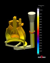 magma solidification simulation