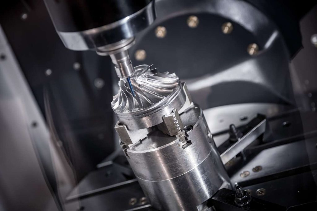 Metalworking CNC Milling Machine Cutting Metal Modern Processing Technology Image