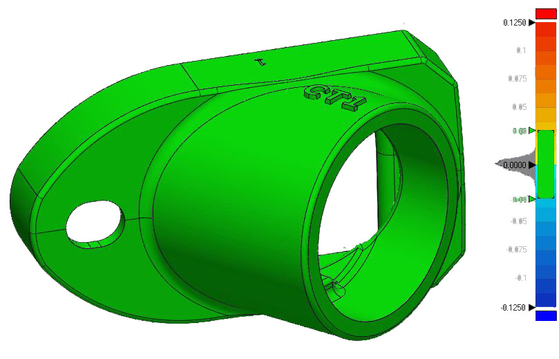 Dimensional tolerance scan of part at Eagle Alloy