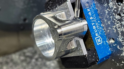 Third step in reverse engineering: casting and machining to complete part